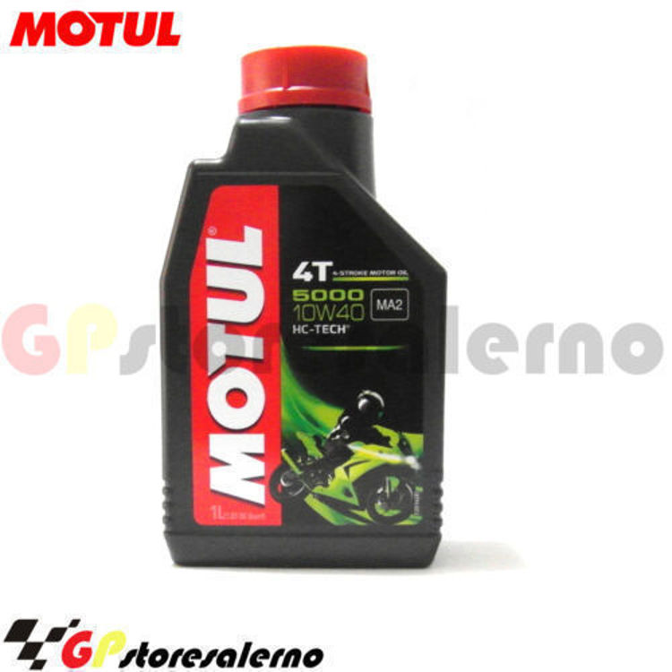 Immagine di KIT TAGLIANDO OLIO + FILTRO MOTUL 5000 10W40 2 LITRI KYMCO 125 SUPER DINK I.E. 2009