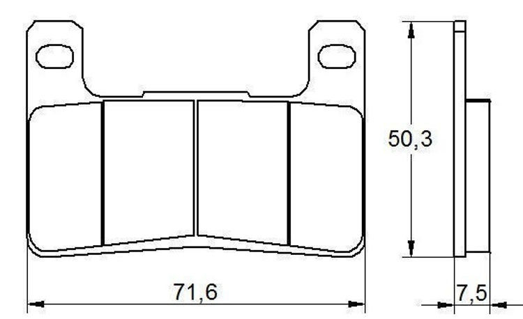 Immagine di T004 COPPIA PASTIGLIE FRENO RACING ANTERIORI ZCOO BY DID SUZUKI 1050 DL V STROM XT DAL 2020 AL 2022