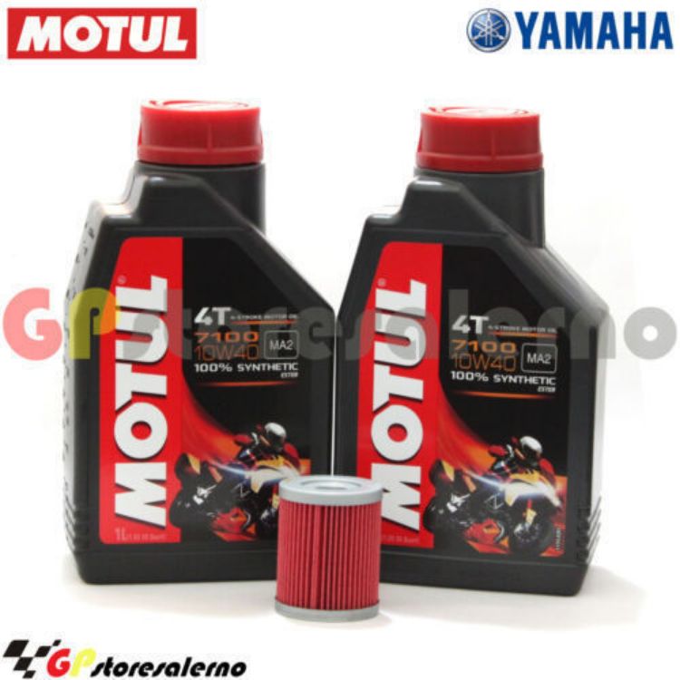 Immagine di KIT TAGLIANDO OLIO + FILTRO MOTUL 7100 10W40 2L YAMAHA YP 400 MAJESTY DAL 2004 AL 2014