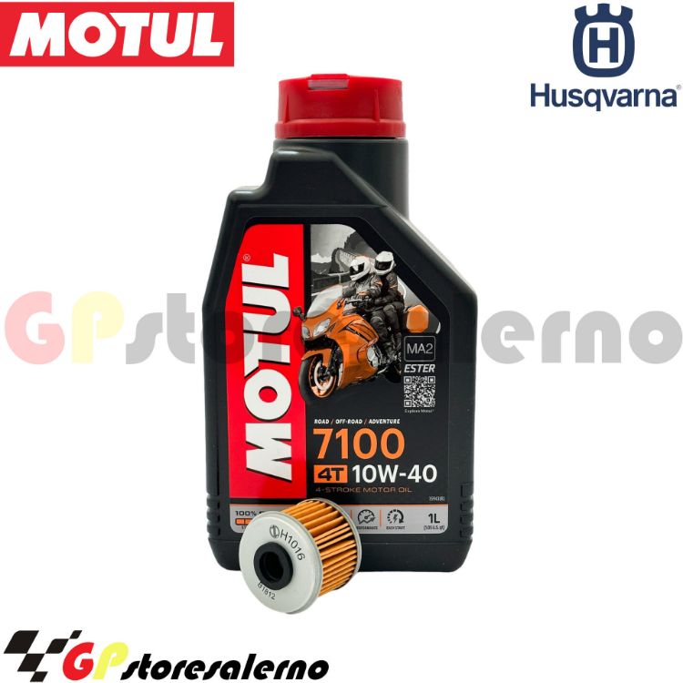 Immagine di KIT TAGLIANDO OLIO + FILTRO MOTUL 7100 10W40 1L HUSQVARNA TC 250 R 2013