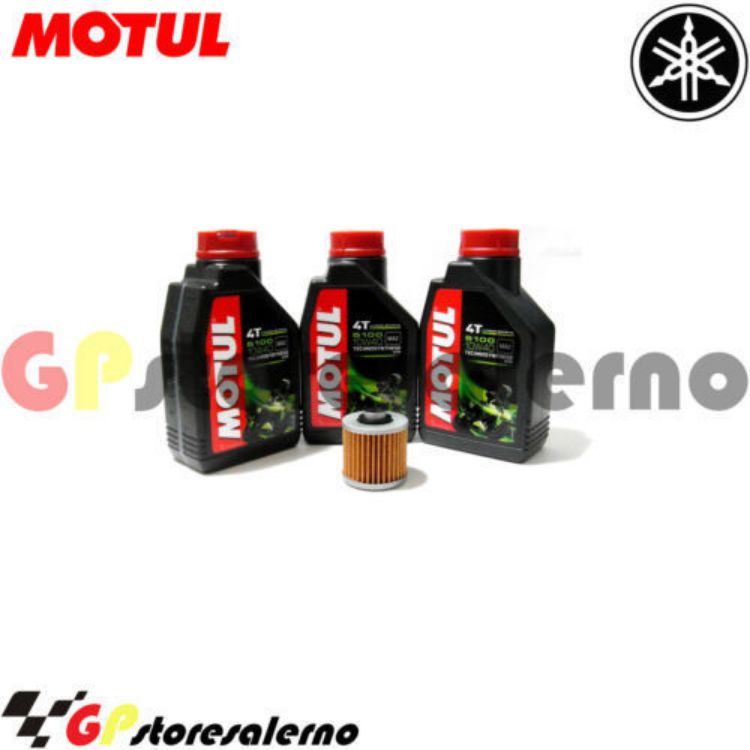 Immagine di KIT TAGLIANDO OLIO + FILTRO MOTUL 5100 10W40 3 LITRI YAMAHA BW 350 T 1987