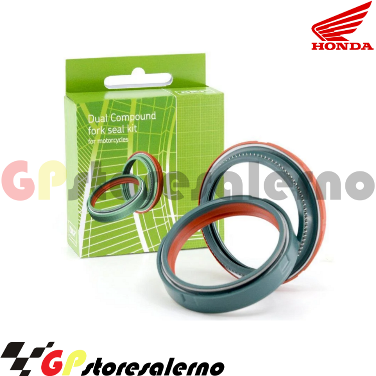 Immagine di DUAL-43S KIT PARAOLIO E PARAPOLVERE ALTA SCORREVOLEZZA SKF X UNO STELO 43X54X9 HONDA 250 CR R 1992 1993 1994