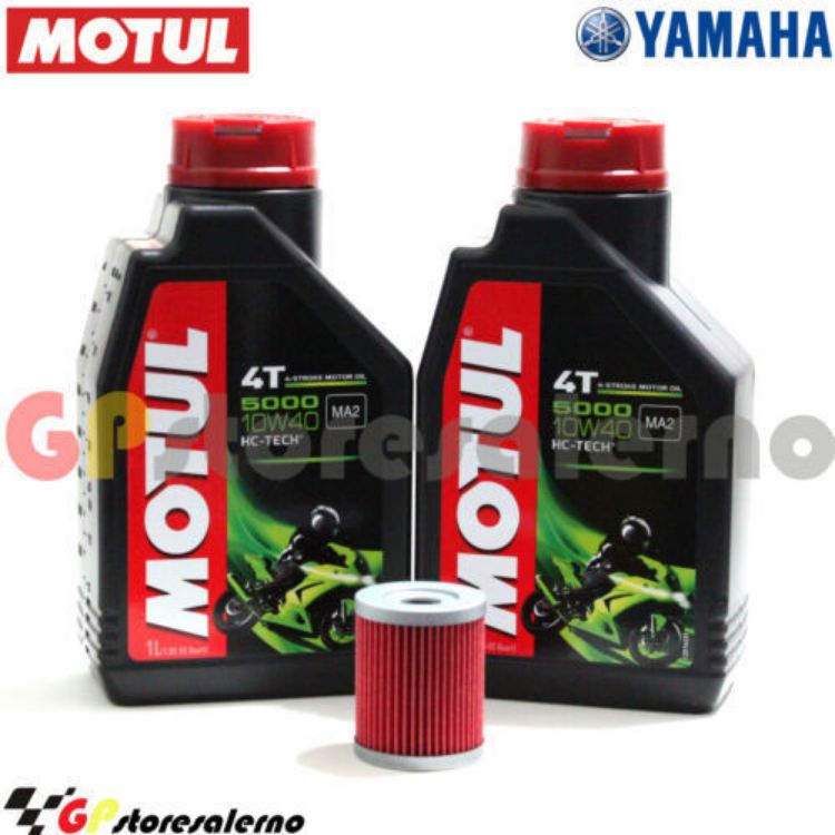 Immagine di KIT TAGLIANDO OLIO + FILTRO MOTUL 5000 10W40 2 LITRI YAMAHA 400 MAJESTY DAL 2004 AL 2014