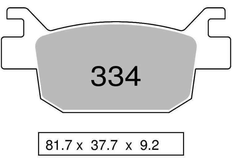 Immagine di 43033401 PASTIGLIE POSTERIORI SINTERIZZATE OGNIBENE HONDA 150 SH IE DAL 2013 AL 2016