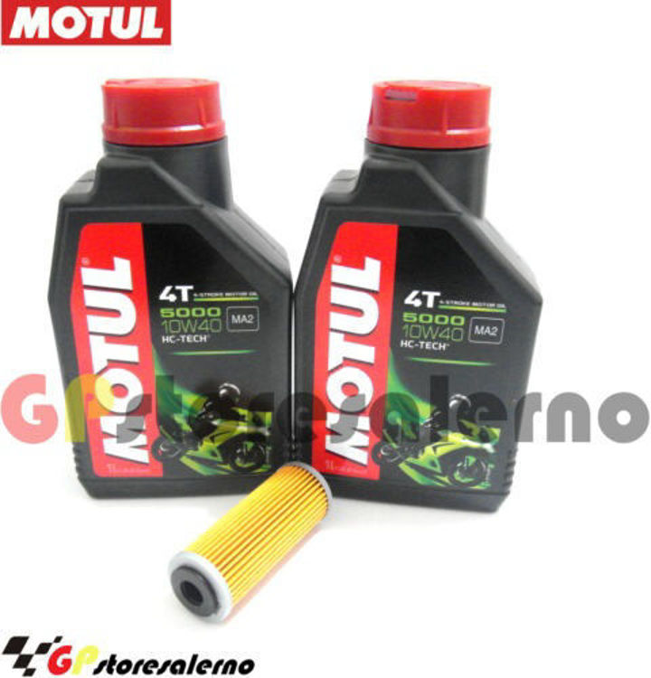 Immagine di KIT TAGLIANDO OLIO + FILTRO MOTUL 5000 10W40 2 LITRI GAS GAS EC 250 F DAL 2021 AL 2024