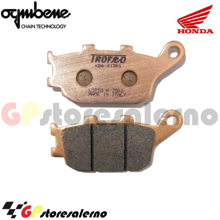 Immagine di 43024401 PASTIGLIE POSTERIORI SINTERIZZATE OGNIBENE HONDA 600 CBF N ABS DAL 2004 AL 2012