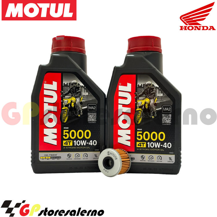 Immagine di KIT TAGLIANDO OLIO + FILTRO MOTUL 5000 10W40 2 LITRI HONDA CRF 250 RX DAL 2019 AL 2024