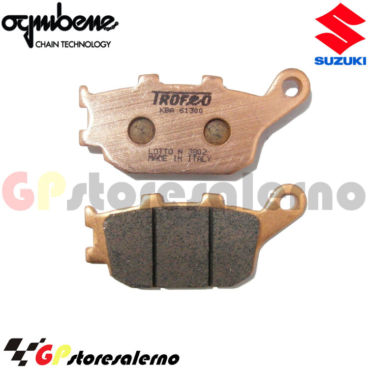 Immagine di 43024401 PASTIGLIE POSTERIORI SINTERIZZATE OGNIBENE SUZUKI 650 SV S ABS DAL 2007 AL 2010