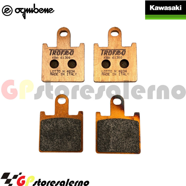 Immagine di 43031101 PASTIGLIE ANTERIORI SINTERIZZATE OGNIBENE PER KAWASAKI 1400 GTR ABS DAL 2008 AL 2014