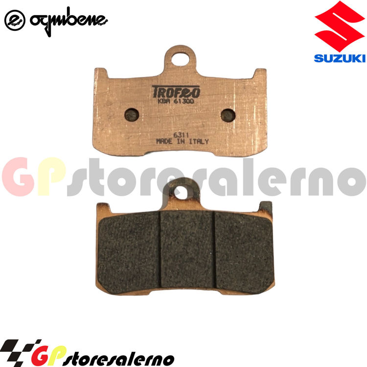 Immagine di 43028701 COPPIA PASTIGLIE ANTERIORI SINTERIZZATE OGNIBENE PER SUZUKI 1340 GSX B KING DAL 2008 AL 2012