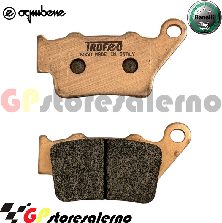 Immagine di 43027501 PASTIGLIE POSTERIORI SINTERIZZATE OGNIBENE BENELLI BX 450 CROSS / SM DAL 2008 AL 2010