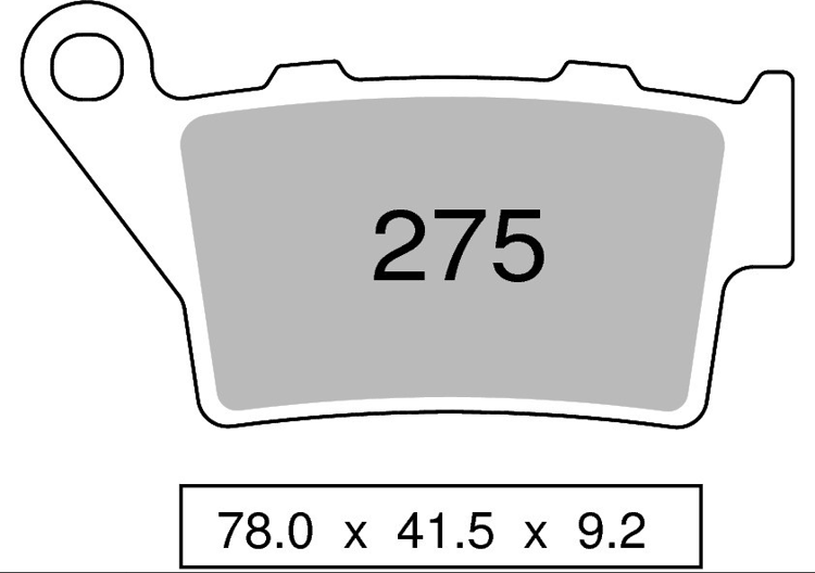 Immagine di 43027501 PASTIGLIE POSTERIORI SINTERIZZATE OGNIBENE BENELLI TORNADO 500 NAKED TWIN TNT AL 2023 AL 2024