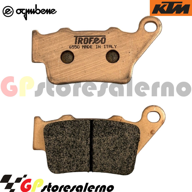 Immagine di 43027501 PASTIGLIE POSTERIORI SINTERIZZATE OGNIBENE KTM DUKE 125 DAL 2010 AL 2024