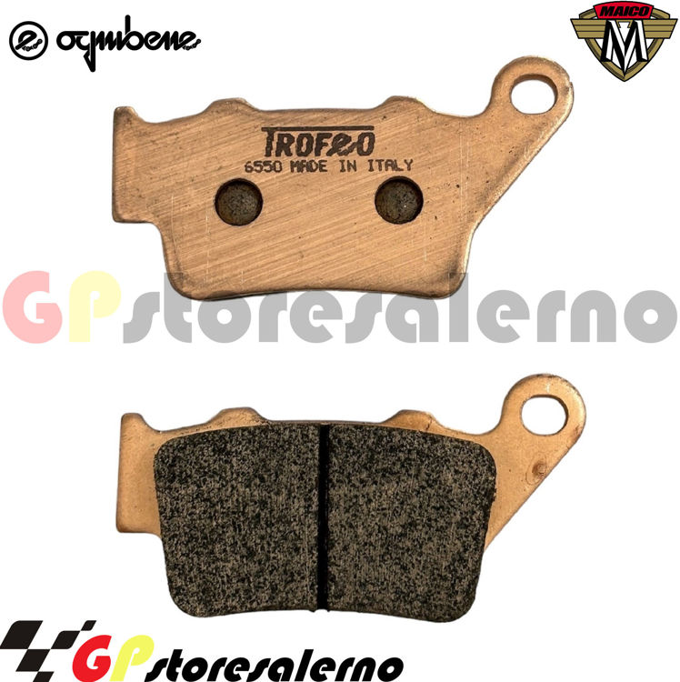 Immagine di 43027501 PASTIGLIE POSTERIORI SINTERIZZATE OGNIBENE MAICO CROSS / ENDURO / SM 500 DAL 1999 AL 2000