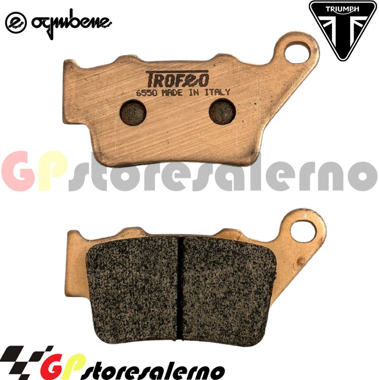 Immagine di 43027501 PASTIGLIE POSTERIORI SINTERIZZATE OGNIBENE TRIUMPH DAYTONA 660 2024