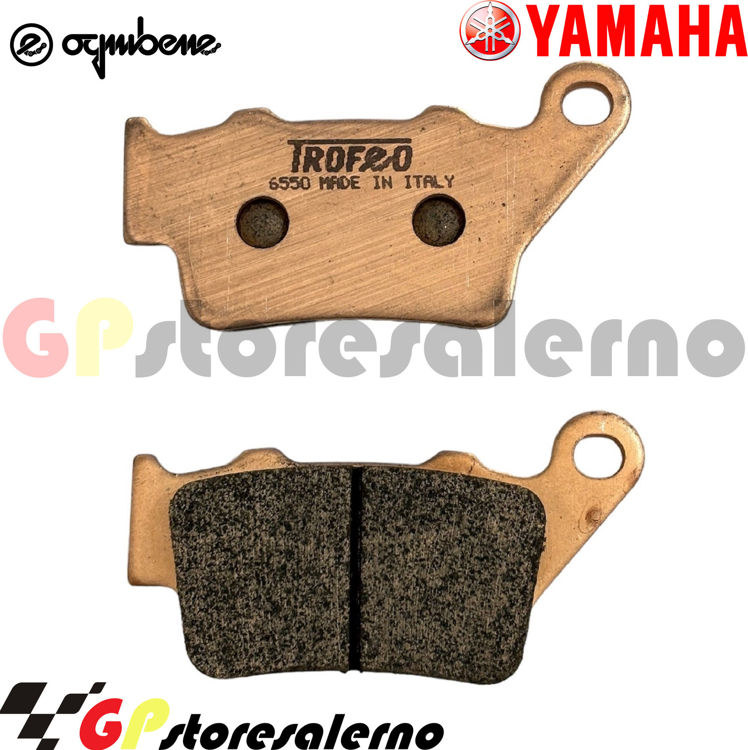 Immagine di 43027501 PASTIGLIE POSTERIORI SINTERIZZATE OGNIBENE YAMAHA WR 125 R DAL 2009 AL 2013