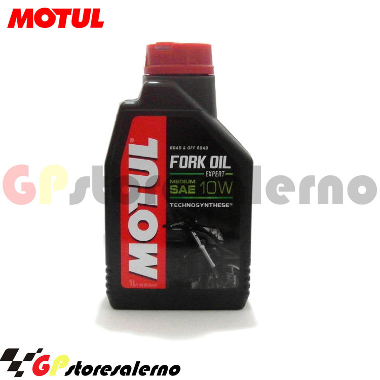 Immagine di MOTUL OLIO FORCELLA FORK OIL EXPERT MOTO SCOOTER TECNOSYNTHESE MEDIUM SAE 10W