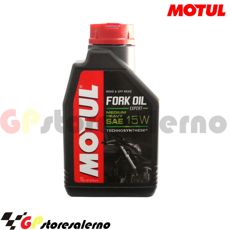 Immagine di MOTUL OLIO FORCELLA FORK OIL EXPERT MOTO SCOOTER TECNOSYNTHESE MEDIUM / HEAVY SAE 15W