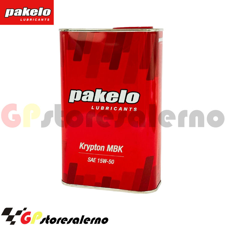 Immagine di KRYPTON MBK 15W50 OLIO PAKELO MOTORE MOTO SCOOTER 100% SINTETICO 1 LITRO