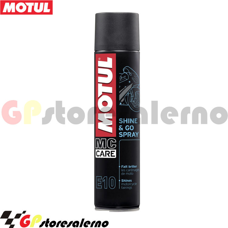 Immagine di MOTUL MC CARE E10 SHINE & GO SPRAY LUCIDANTE PLASTICHE 750ml