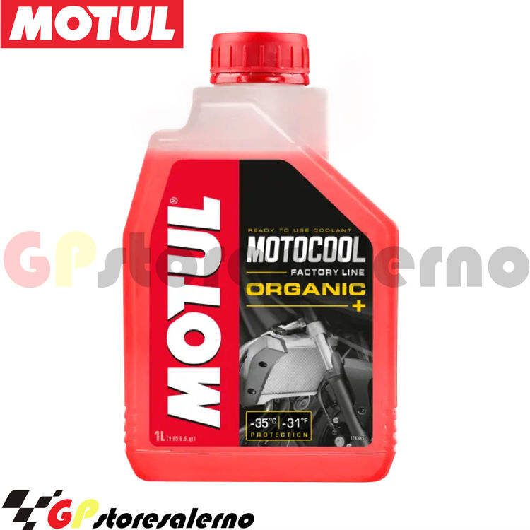 Immagine di 1 LITRO LIQUIDO REFRIGERANTE RADIATORE MOTO E SCOOTER/AUTO MOTUL MOTOCOOL FACTORY LINE