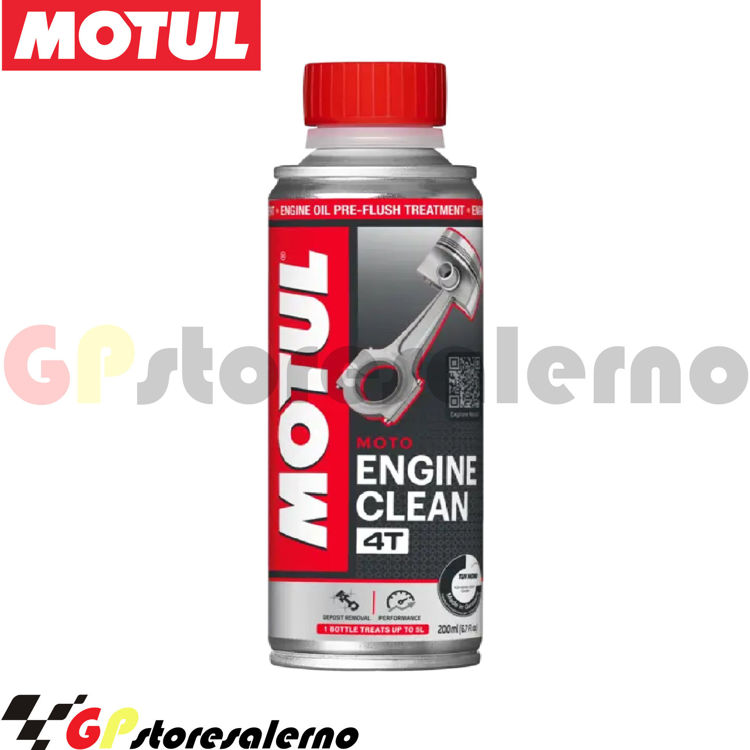 Immagine di MOTUL ADDITIVO DETERGENTE MOTORE MOTO E SCOOTER ENGINE CLEAN 4T 200ml