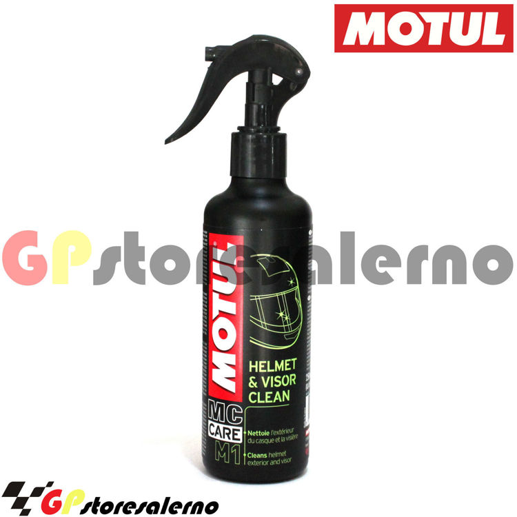 Immagine di MOTUL MC CARE M1 HELMET & VISOR CLEAN PULITORE ESTERNO CASCO E VISIERA 250ml