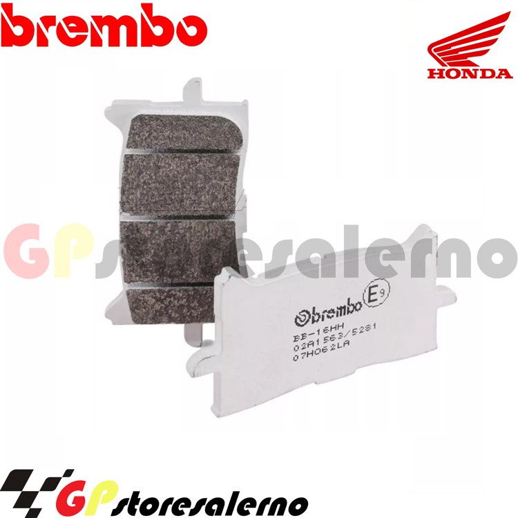 Immagine di 07HO62LA COPPIA PASTIGLIE FRENO ANTERIORI SINTERIZZATE BREMBO PER HONDA 125 CB R NEO SPORTS CAFè ABS DAL 2018 AL 2024