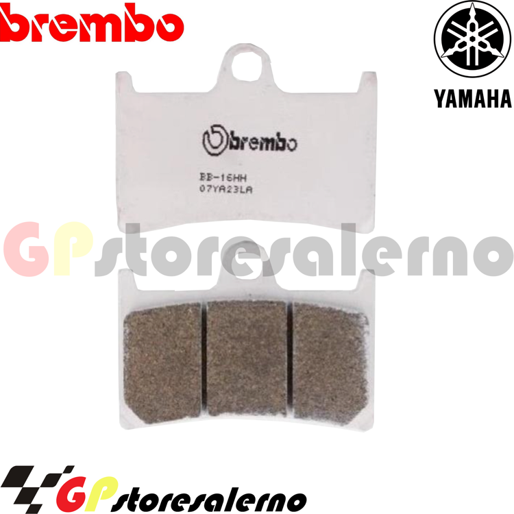 Immagine di 07YA23LA COPPIA PASTIGLIE FRENO ANTERIORI SINTERIZZATE BREMBO PER YAMAHA 125 TZR R DAL 1994 AL 1996