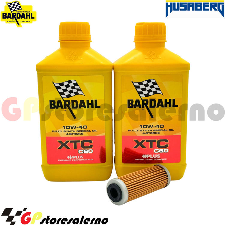 Immagine di KIT TAGLIANDO OLIO + FILTRO 2L BARDAHL XTC C60 10W40 HUSABERG 250 FE 2014