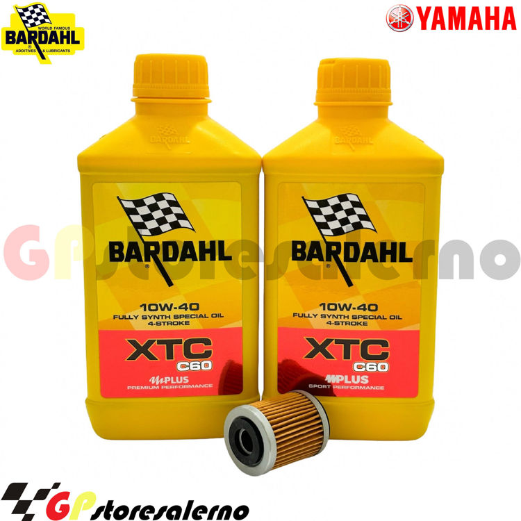 Immagine di KIT TAGLIANDO OLIO + FILTRO 2L BARDAHL XTC C60 10W40 YAMAHA 250 TT-R DAL 2000 AL 2006