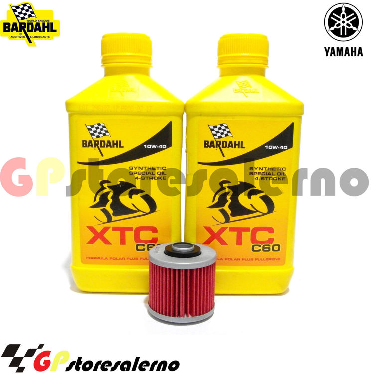 Immagine di KIT TAGLIANDO OLIO + FILTRO 2L BARDAHL XTC C60 10W40 YAMAHA 125 XV S VIRAGO DAL 1997 AL 2001