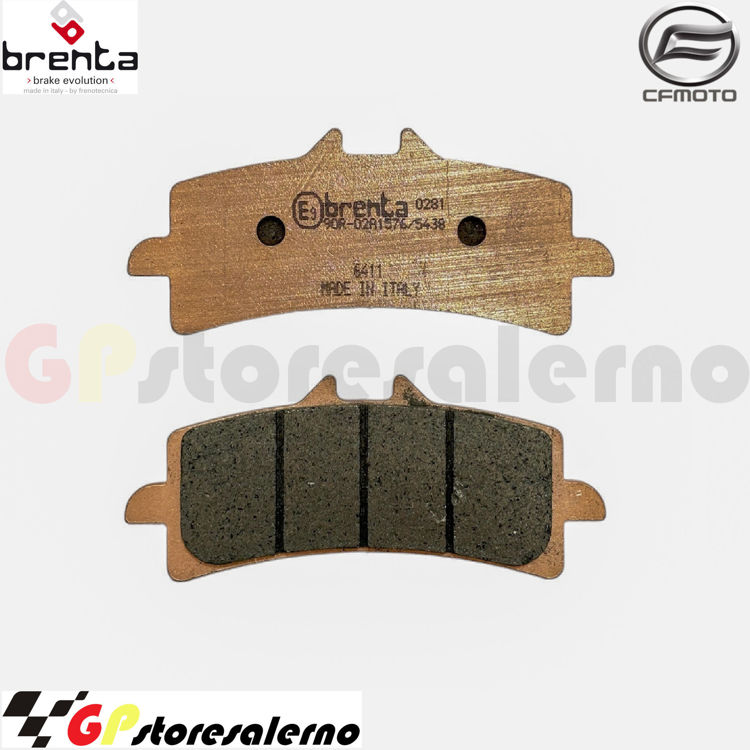 Immagine di 7113 PRO COPPIA PASTIGLIE BRENTA RACING SINTERIZZATE PRO CF MOTO 800 NK GP 2024