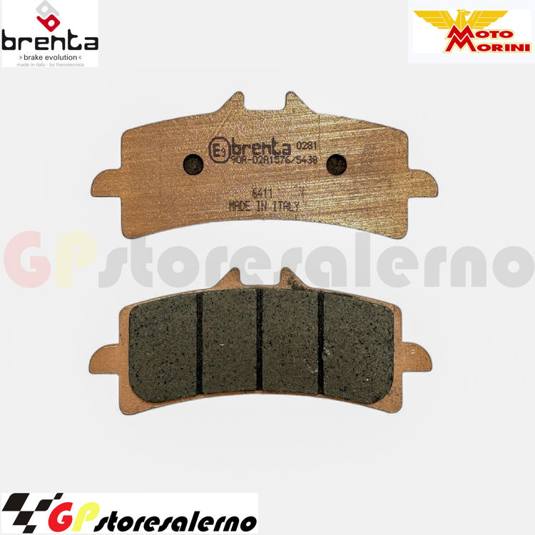 Immagine di 7113 PRO COPPIA PASTIGLIE BRENTA RACING SINTERIZZATE PRO MOTO MORINI 1200 X-CAPE 2024