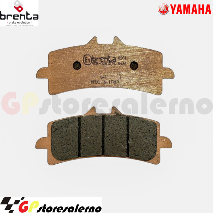 Immagine di 7113 PRO COPPIA PASTIGLIE BRENTA RACING SINTERIZZATE PRO YAMAHA 890 MT 09 SP 2024