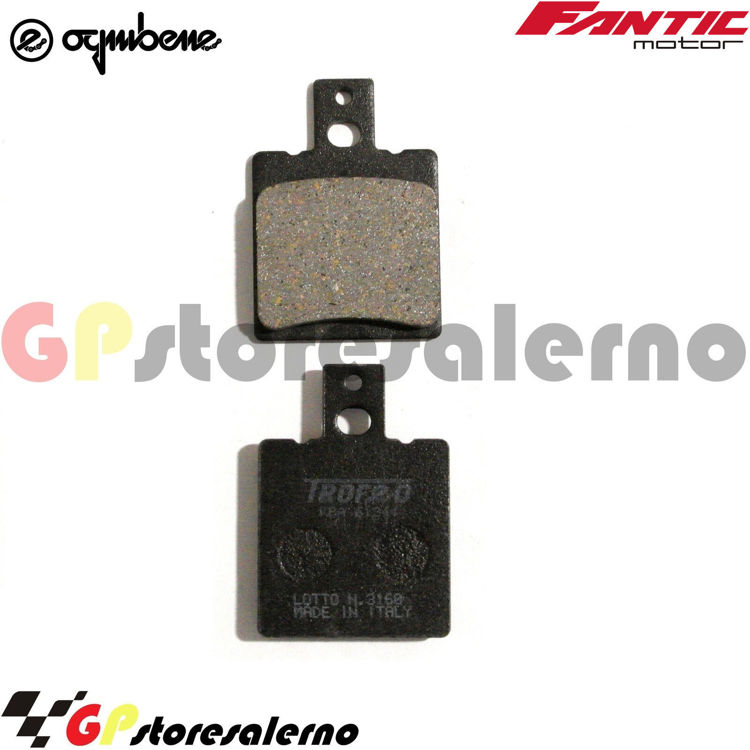 Immagine di 43028200 COPPIA PASTIGLIE FRENO ANTERIORI ORGANICHE OGNIBENE TROFEO FANTIC MOTOR 50 CABALLERO RC / RS DAL 1991 AL 2000