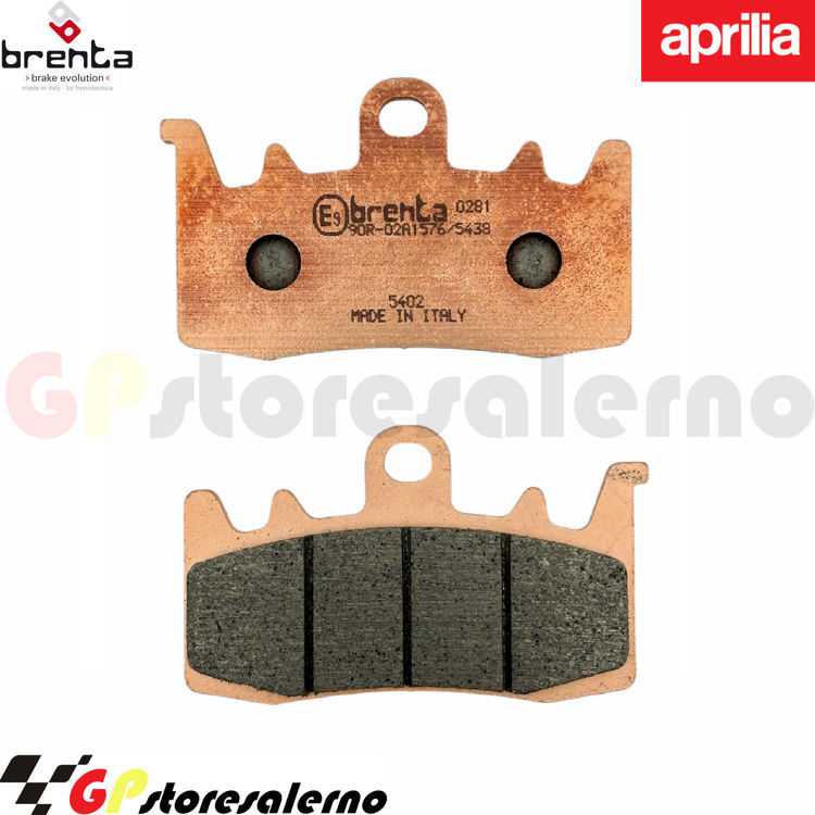 Immagine di 7145 PRO COPPIA PASTIGLIE BRENTA RACING SINTERIZZATE PRO APRILIA 660 RS E5 ABS DAL 2020 AL 2023