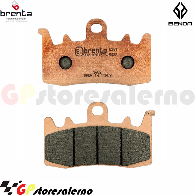 Immagine di 7145 PRO COPPIA PASTIGLIE BRENTA RACING SINTERIZZATE PRO BENDA 700 LFS DAL 2023 AL 2024