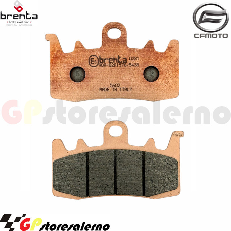 Immagine di 7145 PRO COPPIA PASTIGLIE BRENTA RACING SINTERIZZATE PRO CF MOTO 450 SR DAL 2023 AL 2024