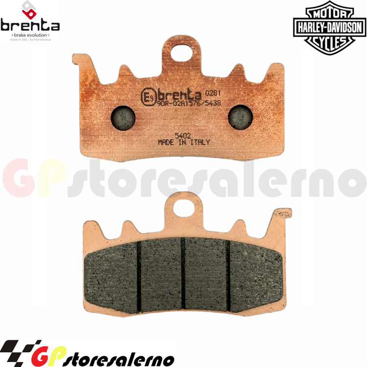 Immagine di 7145 PRO COPPIA PASTIGLIE BRENTA RACING SINTERIZZATE PRO HARLEY DAVIDSON	1250 RH S SPORTSTER DAL 2021 AL 2023