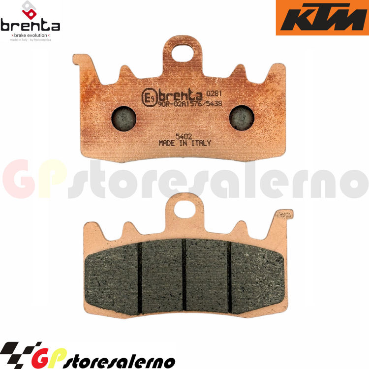 Immagine di 7145 PRO COPPIA PASTIGLIE BRENTA RACING SINTERIZZATE PRO KTM 690 SMC R 4T DAL 2021 AL 2024