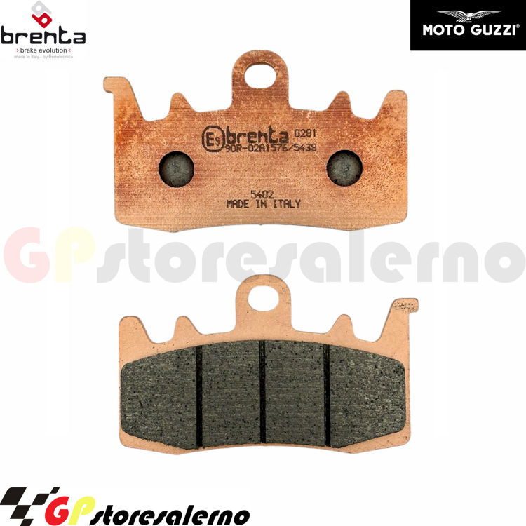 Immagine di 7145 PRO COPPIA PASTIGLIE BRENTA RACING SINTERIZZATE PRO MOTO GUZZI 1000 V100 MANDELLO / S DAL 2022 AL 2023