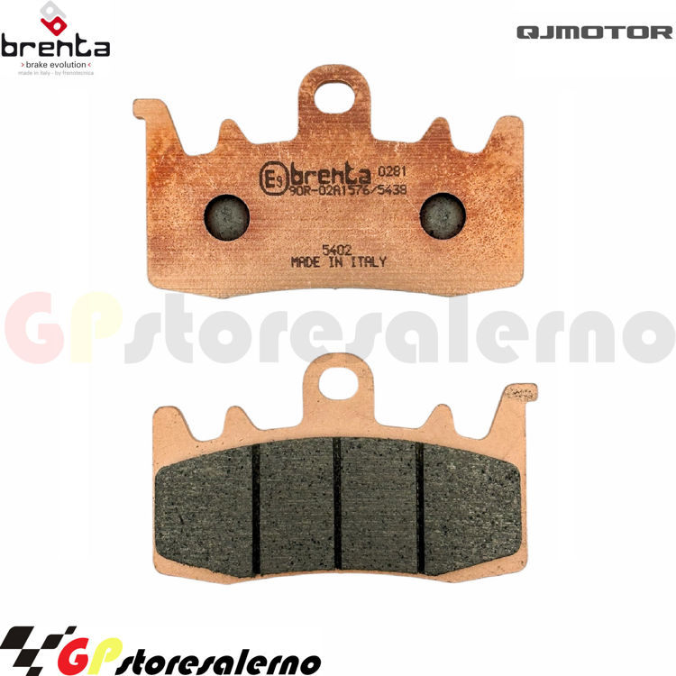 Immagine di 7145 PRO COPPIA PASTIGLIE BRENTA RACING SINTERIZZATE PRO QJ MOTOR 600 SRK / SRK RC DAL 2023 AL 2024