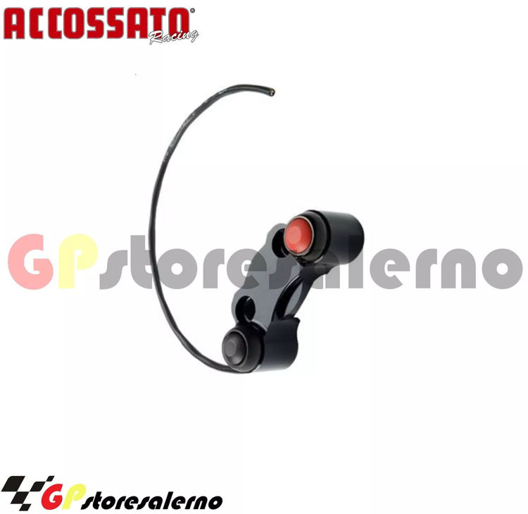 Immagine di PS001 PULSANTIERA DESTRA RACING RUN START PER POMPE BREMBO ACCOSSATO E ORIGINALI