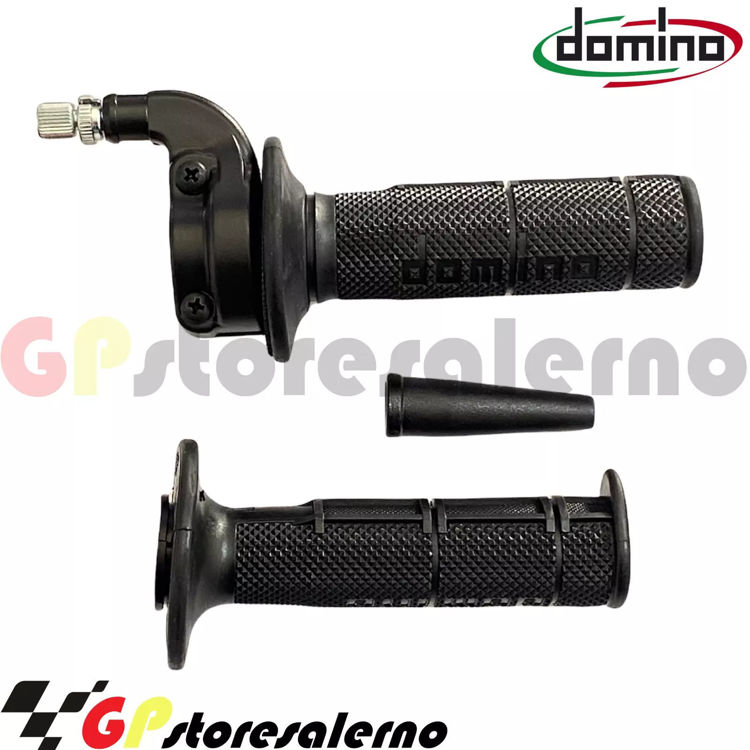 Immagine di 3415.03-00 COMANDO GAS UNIVERSALE DOMINO MONOCAVO PIT BIKE / MINI MOTO / QUAD / ATV / MOTOCROSS / ENDURO / OHVALE / MINI GP / MOTARD