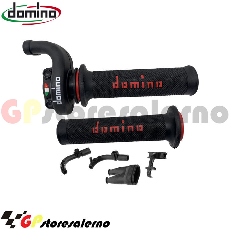 Immagine di 3357.03-02 COMANDO GAS DOMINO BI-CAVO KRR 03 UNIVERSALE MOTO