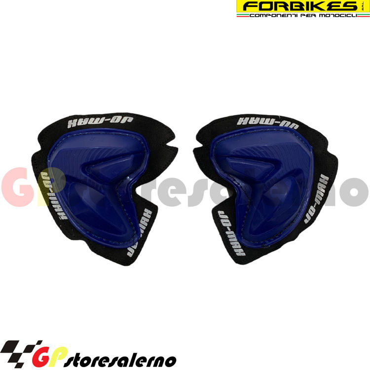 Immagine di 51-0063 COPPIA SAPONETTE SLIDER FOR BIKES BLU TUTA MOTO UNIVERSALI