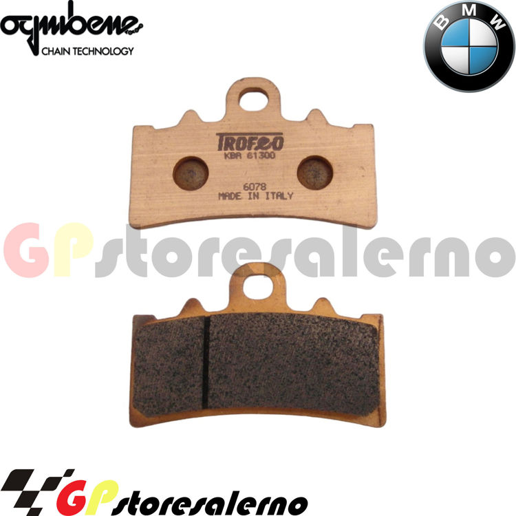 Immagine di 43018601 COPPIA PASTIGLIE ANTERIORI SINTERIZZATE OGNIBENE PER BMW 310 G GS DAL 2017 AL 2024