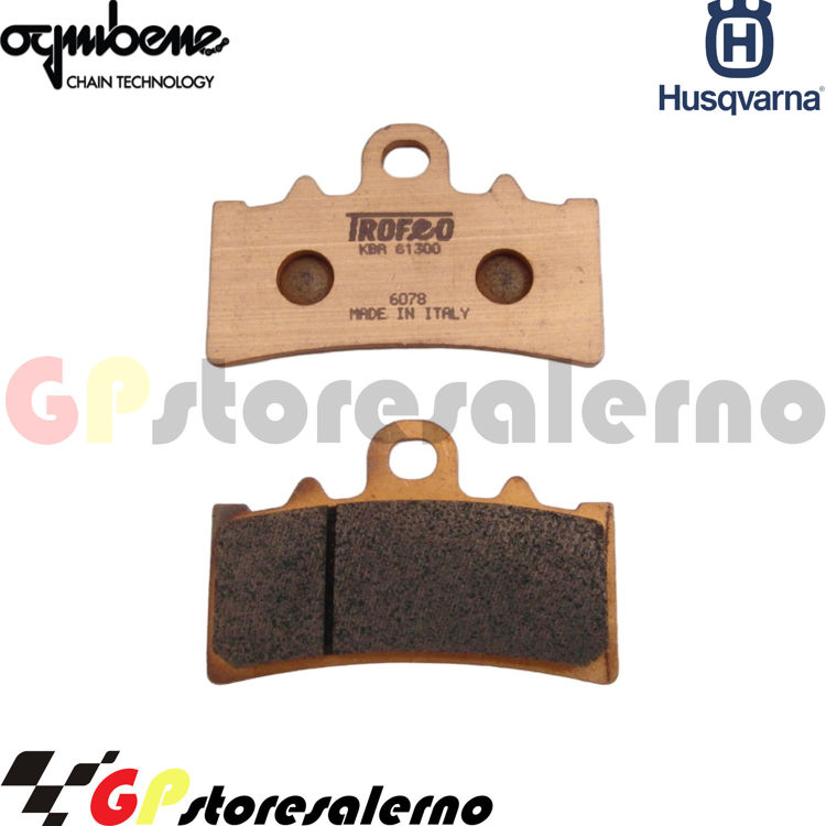 Immagine di 43018601 COPPIA PASTIGLIE ANTERIORI SINTERIZZATE OGNIBENE PER HUSQVARNA 125 SVARTPILEN DAL 2021 AL 2024