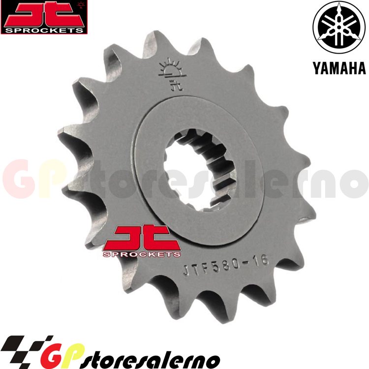 Immagine di JTF580.16 PIGNONE JTF IN ACCIAIO PASSSO 530 Z 16 PER YAMAHA 600 FZ6 N DAL 2004 AL 2009